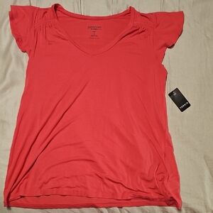 Torrid Vibrant Coral Short Sleeve Tee